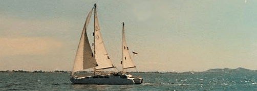 Almitra under sail